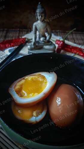 Soy marinated eggs - Œufs marinés pour ramen 