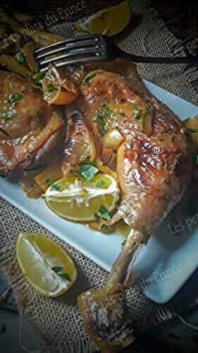 Cuisses de poulet aux 2 citrons