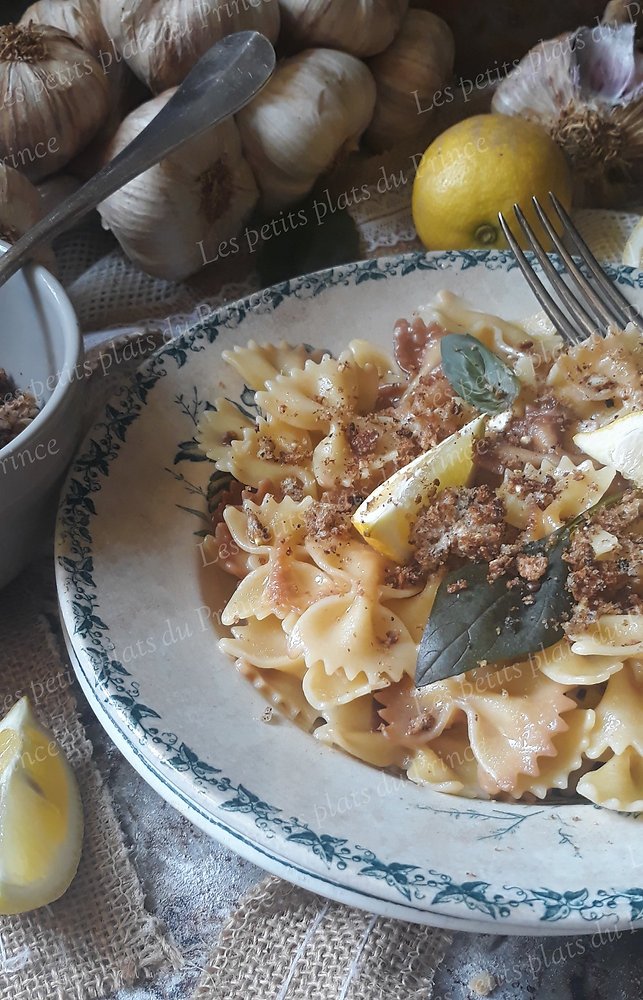 Pasta al limone (pâtes au citron)