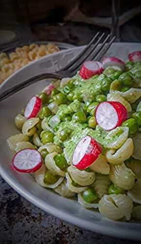 Pasta e piselli (pâtes aux petits pois) - version végétarienne  