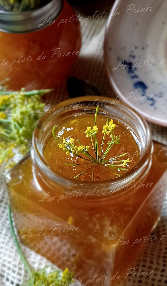 Confiture de prunes et de fenouil sauvages