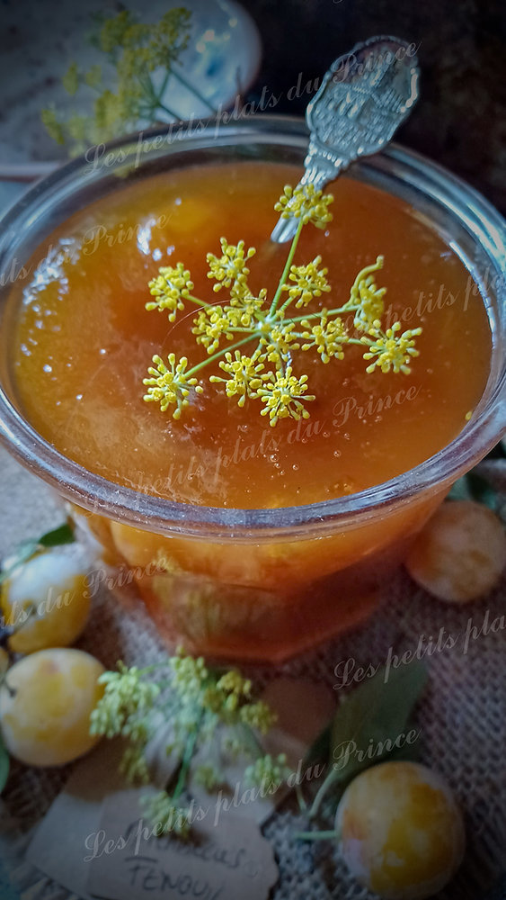 Confiture de mirabelles au fenouil sauvage