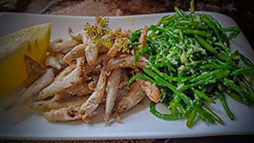 Petite friture de poissons de mer (éperlans, joels, lançons...)