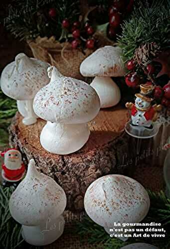 Champignons en meringue : une décoration originale et craquante pour vos pâtisseries