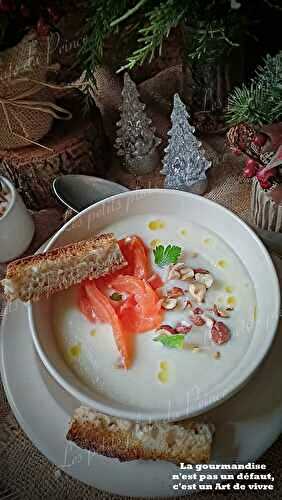 Crème de chou fleur, truite fumée et noisettes: une entrée de Noël originale et savoureuse