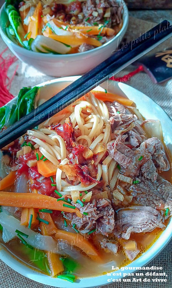 Comment recycler un reste de pot au feu en beef noodle soup asiatique ?