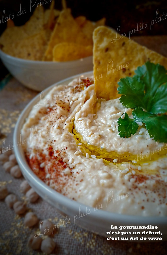 Houmous aux pois chiches et tahini