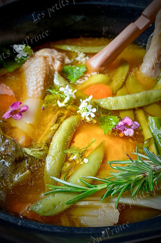 Blanquette de poulet aux petits légumes du printemps