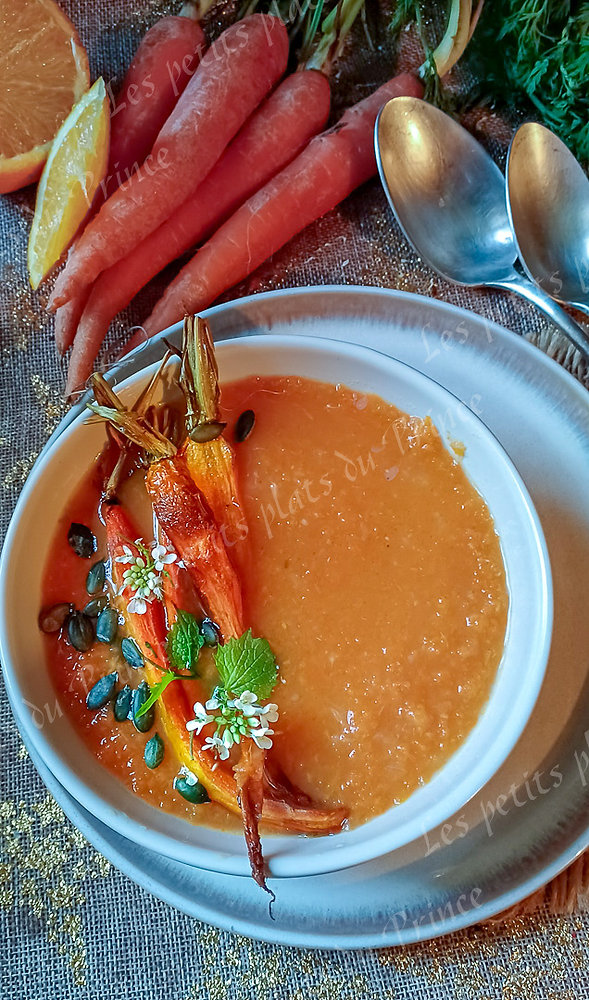 Soupe de carottes à l'orange : antigaspi et gourmande !