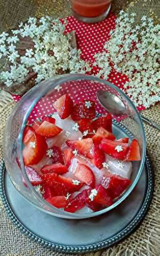 Tartare de noix de St Jacques et fraises