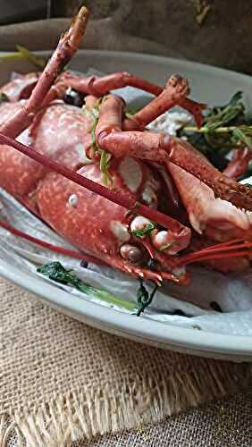 Cuisson du homard au court bouillon