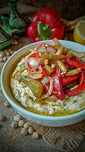 Houmous aux poivrons grillés