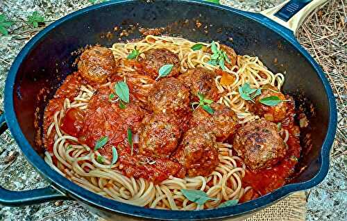 Recette antigaspi de spaghettis boulettes