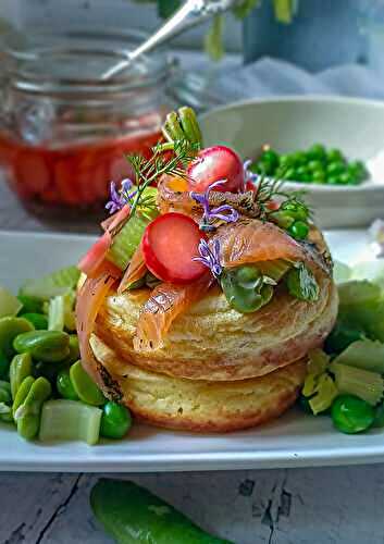 Fluffy pancakes primavera  
