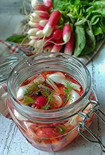 Pickles de radis roses : un condiment irrésistible !