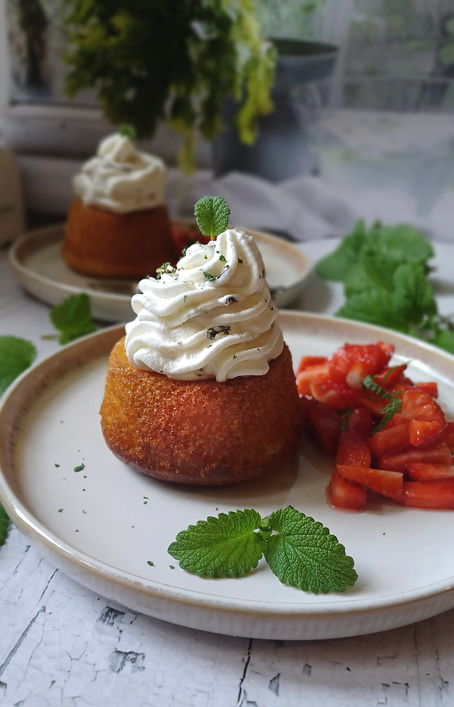 Baba au Rhum à la Mélisse Citronnelle  
