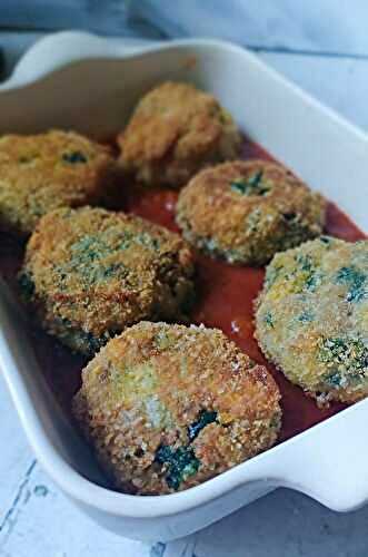 ️ Boulettes de veau aux épinards sur lit de tomate