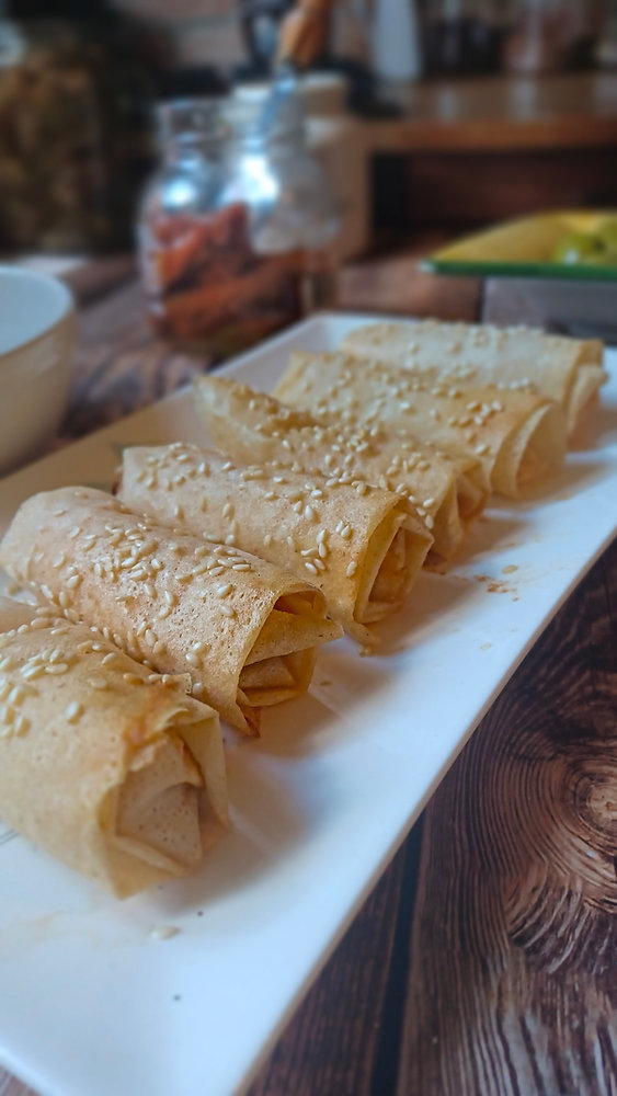 Cigares croustillants au fromage tomate-romarin 