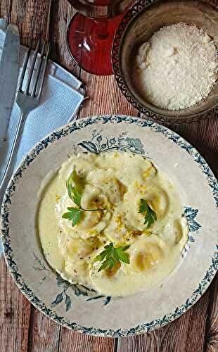 Girasoli Poulet-Citron en Sauce Crémeuse & Basilic 
