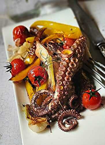  Tentacules de Poulpe Grillées & Mélange Méditerranéen 