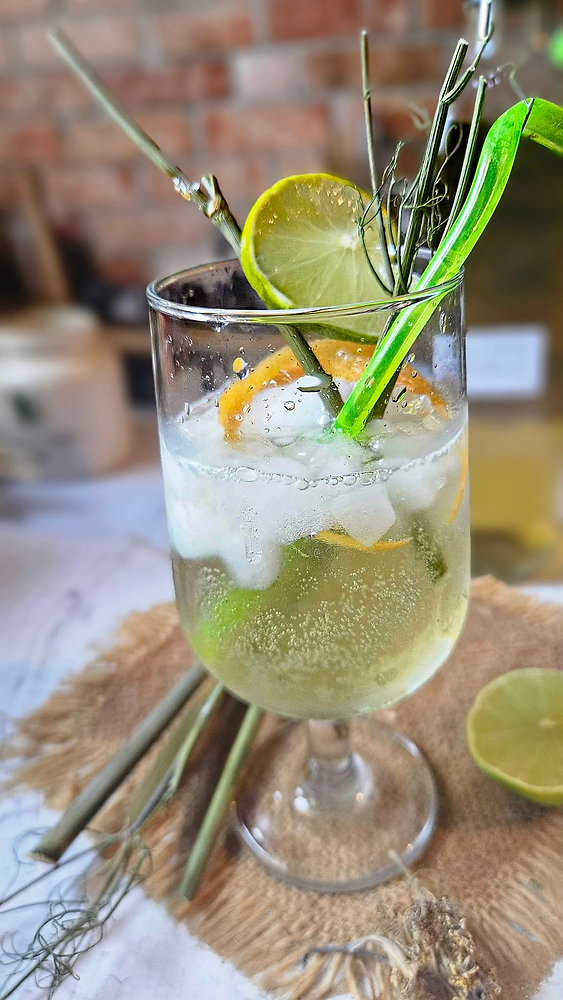 Cocktail Sauvage : Gin au Fenouil sauvage & Citron pétillant 