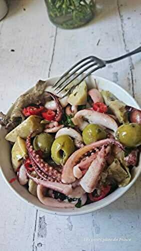  Insalata di Calamari e Carciofi  : la salade italienne aux saveurs marines