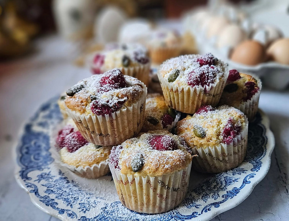  Muffins Framboises & Pistaches : la gourmandise au bord de la piscine