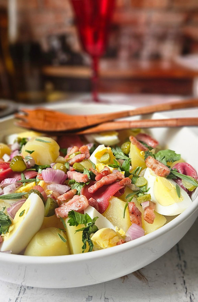  Salade de pommes de terre façon paysanne gersoise 