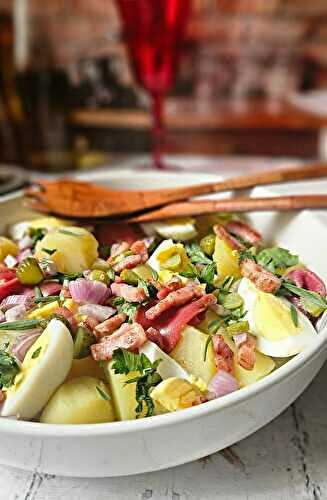  Salade de pommes de terre façon paysanne gersoise 