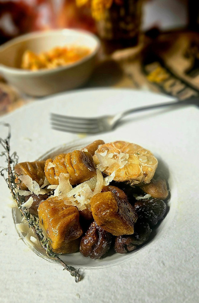  Gnocchis au potimarron et châtaignes : recette d’automne gourmande et rustique
