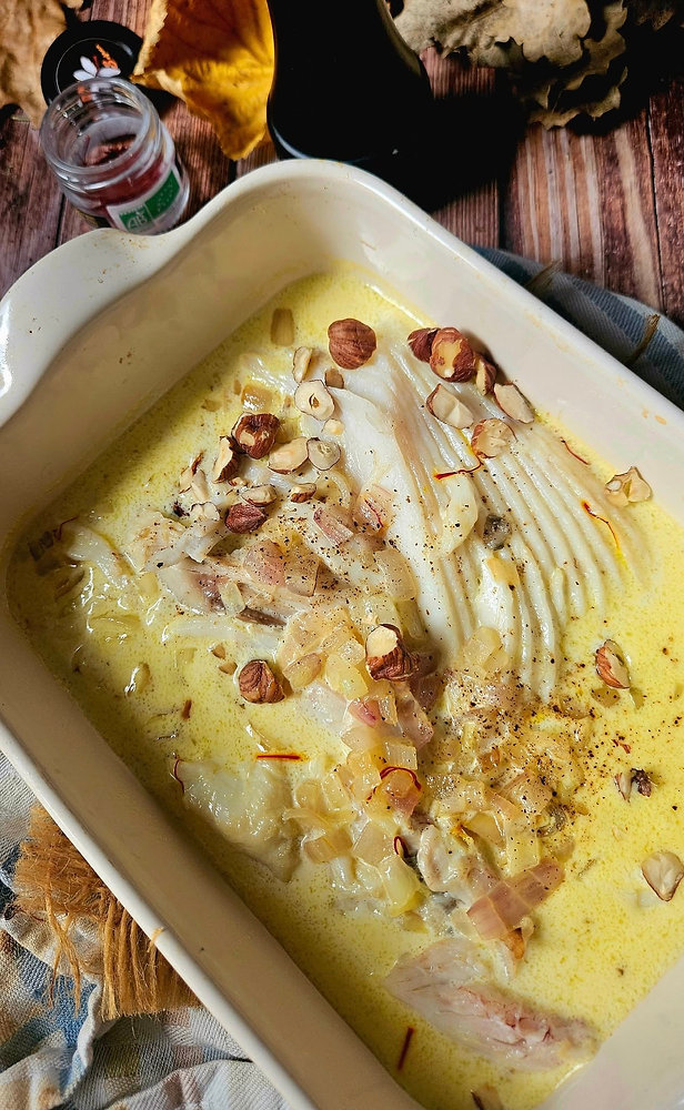 Aile de raie à la crème safranée : une recette dorée aux parfums d’automne
