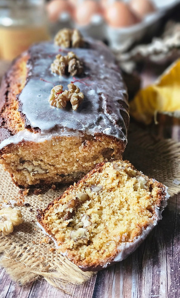  Cake au miel safrané et pistils d'or rouge