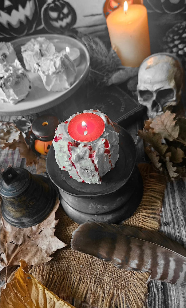 Cupcakes Bougie d’Halloween : des Candle Cakes effrayamment gourmands !