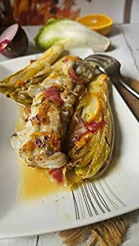  Médaillons de lotte aux endives braisées et jus d’orange : une recette légère et parfumée