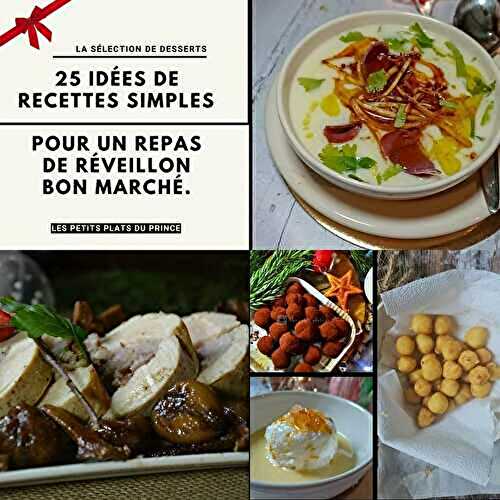 25 recettes festives pour un Noël gourmand… sans se ruiner !