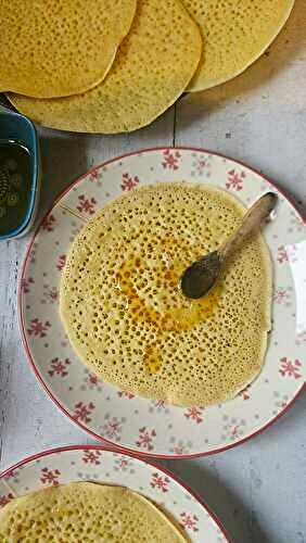  Baghrirs, les crêpes mille trous au miel