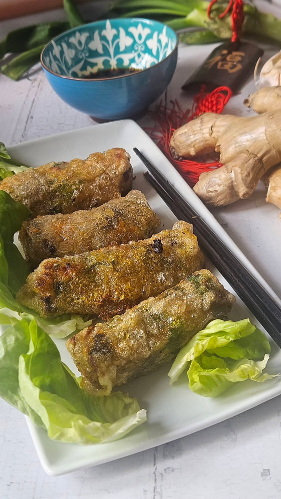  Nems au poulet dorés et croustillants