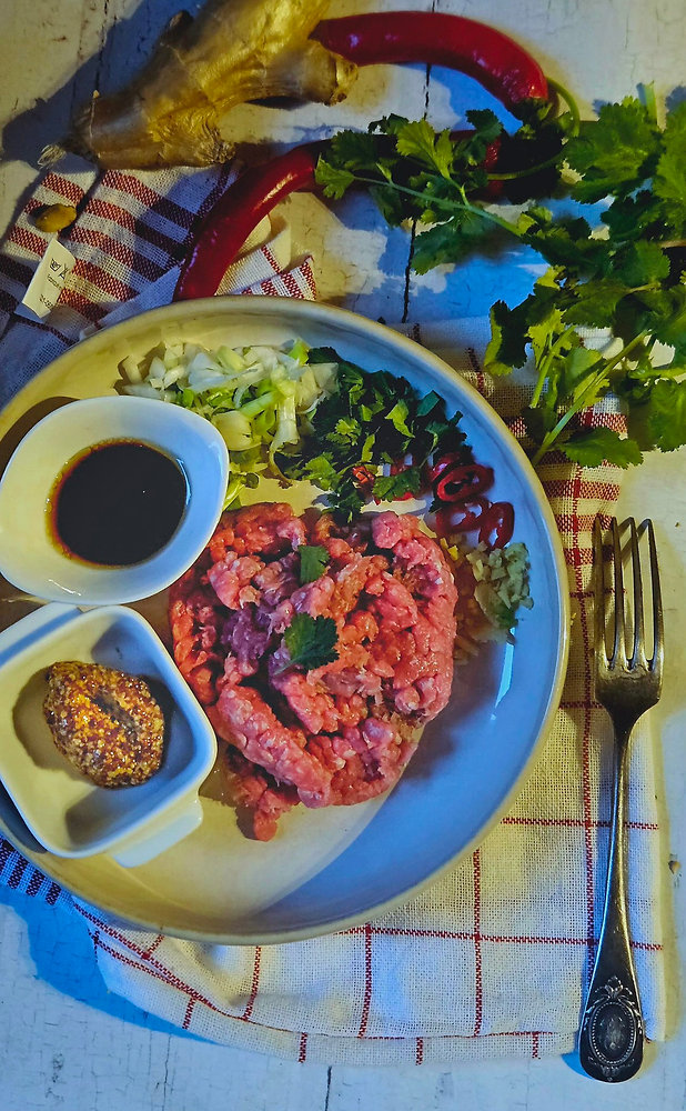Tartare de bœuf à la française, parfum d’Asie