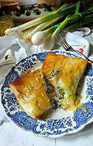 ✨ Feuilletés poireau–chèvre aux bouyguettes