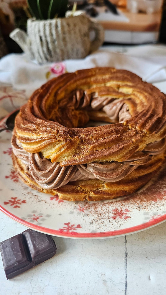⭐ Paris‑Brest tout chocolat (sans fruits à coque)