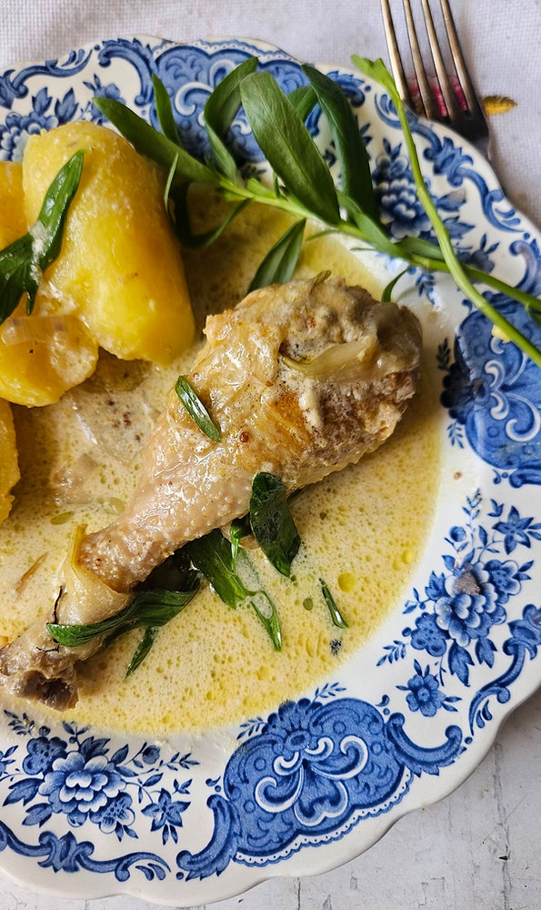  Poulet à l’estragon