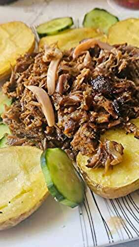  Pulled lamb au romarin & citron — cuisson lente et effilochée