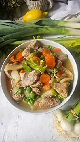  Navarin de veau printanier aux légumes nouveaux