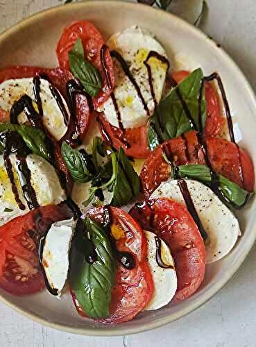  Tomate mozzarella (Caprese) – La recette classique