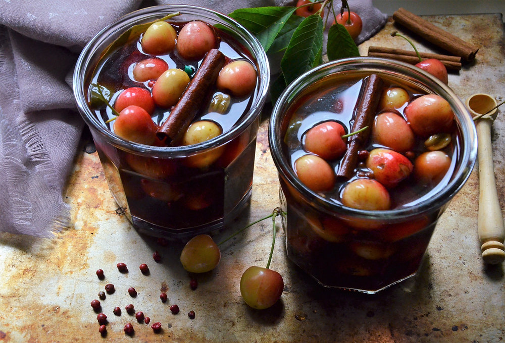 Pickles de cerises Napoléon
