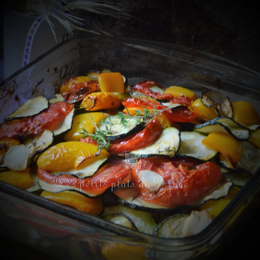 Tian provençal de légumes à la morue