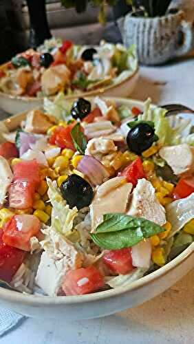 Salade fraîche au poulet