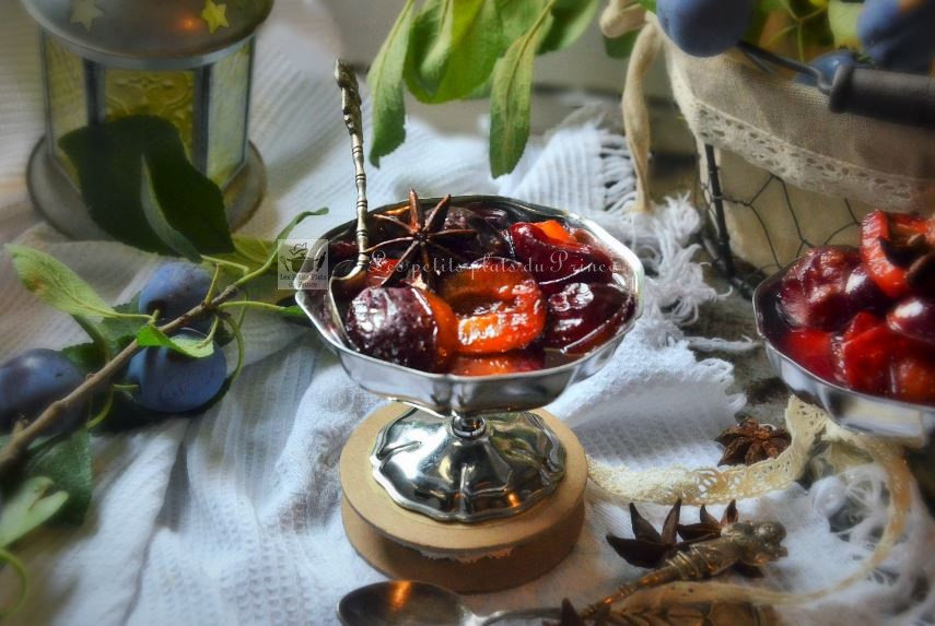 ✨ Compotée de prunes quetsches au Floc de Gascogne — Le dessert qui ouvre l’automne