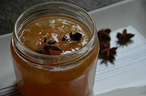 ✨ Confiture de poires à la badiane & Armagnac