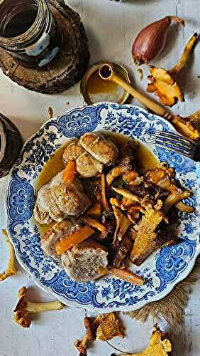 ⭐ Paupiettes de dinde aux girolles, carottes & miel de nigelle